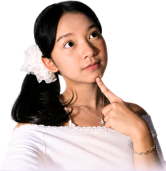 Intan Thinking Pose